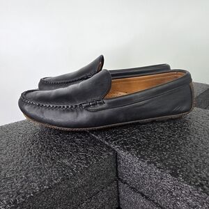 ​Allen Edmonds Shoe Castino Black Leather Driving Moccasins Men 8.5 D USA 43071